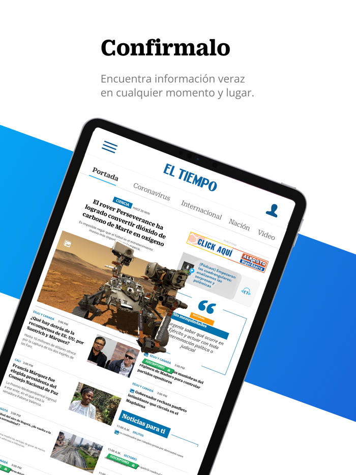 Periódico EL TIEMPO - Noticias