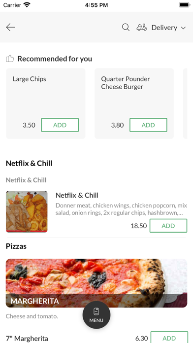 Moorlands Fast Food. Screenshot