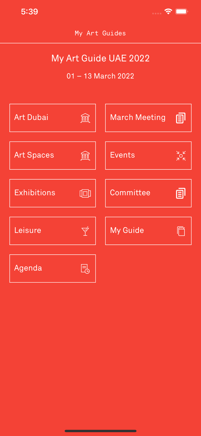 My Art Guide UAE 2022