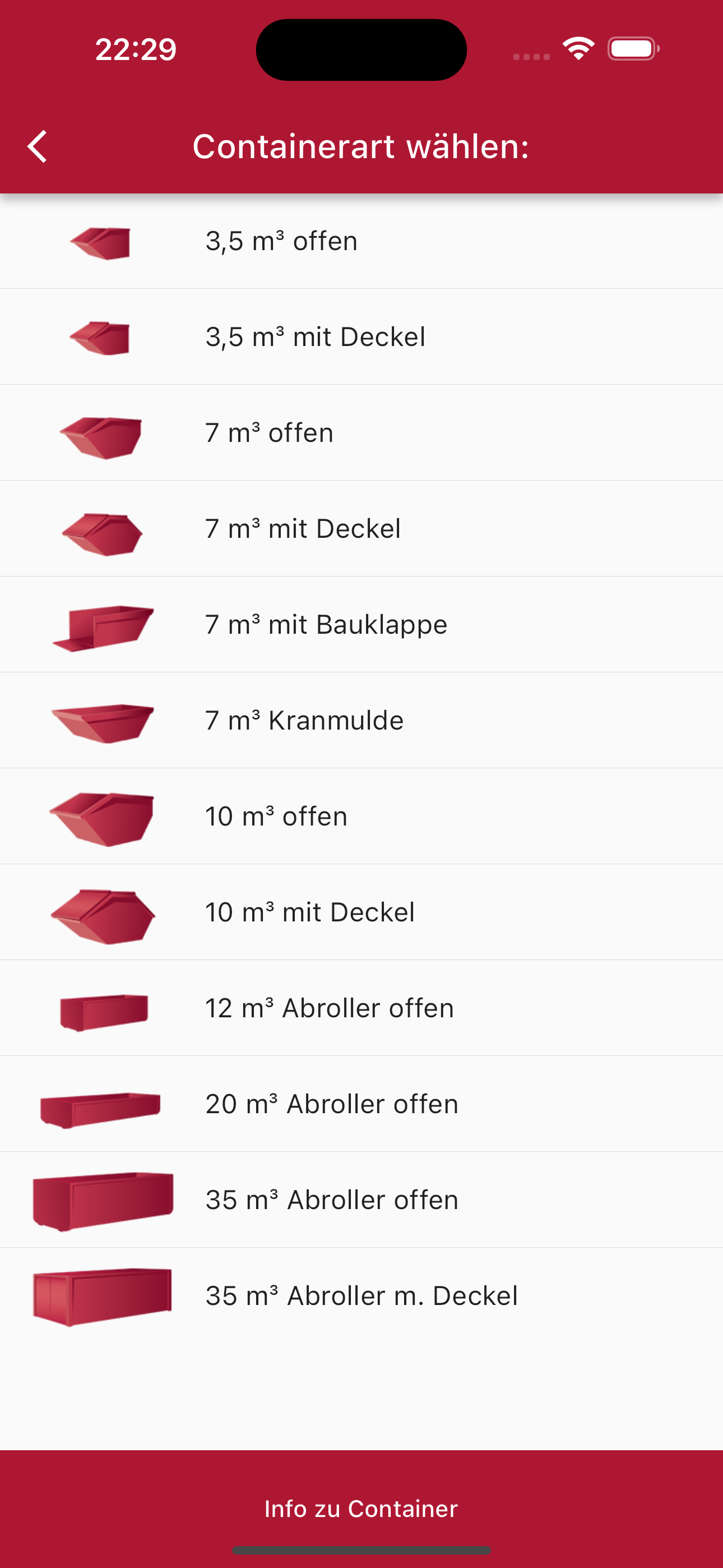 Osterried Container App