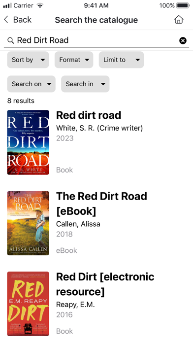 City of Melbourne Libraries Screenshot