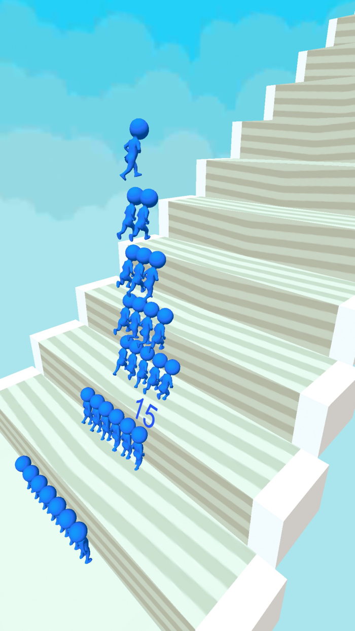 Crowd Count Master Runner 3D