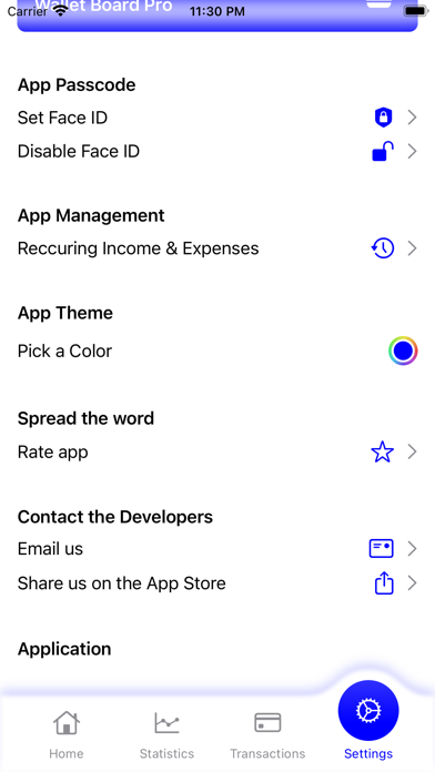 Wallet Board Screenshot