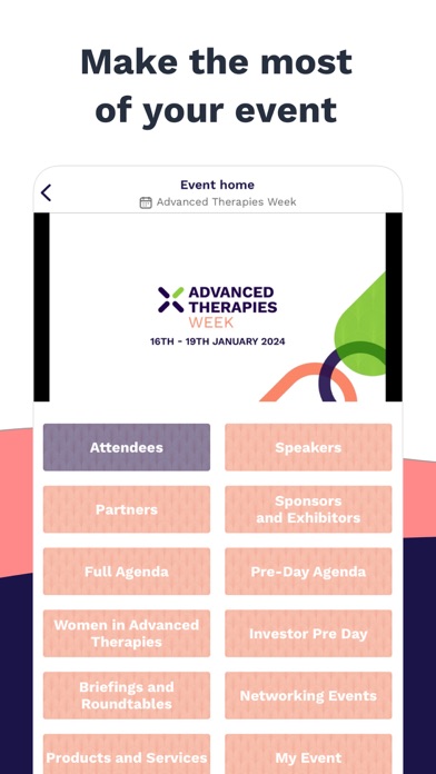 Phacilitate Events Screenshot