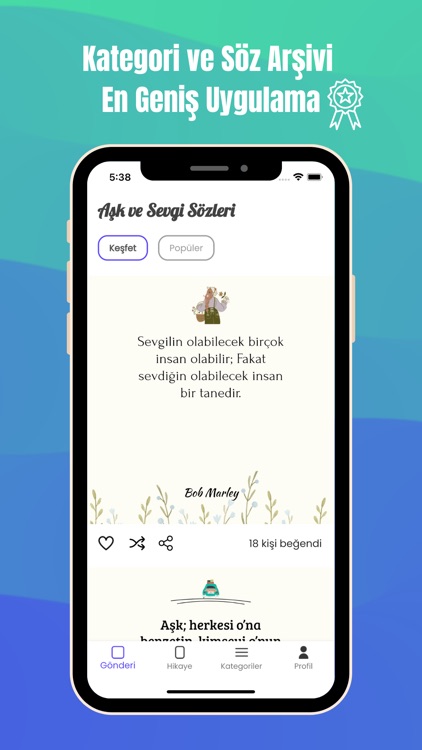 Aşk ve Sevgi Sözleri