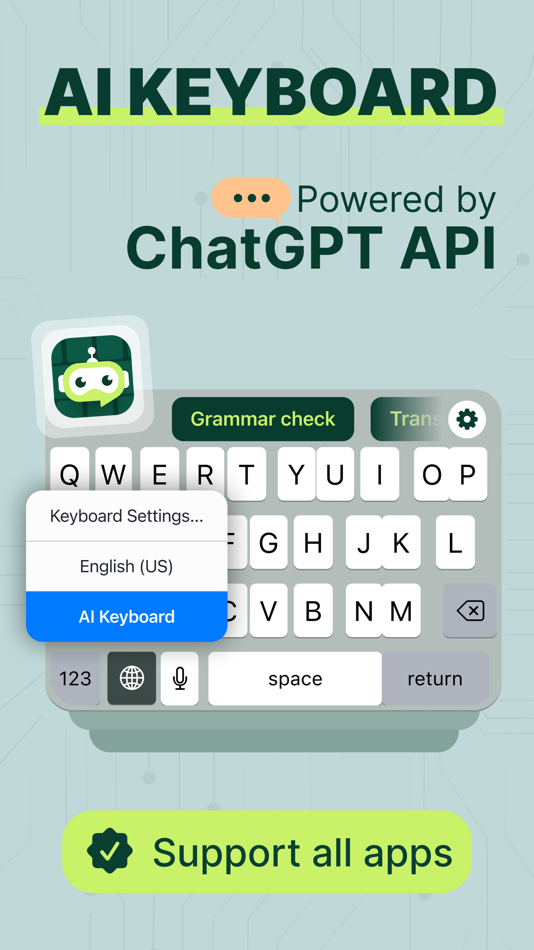 AI Type AI Keyboard Extension - 1.1.1 - (iOS)