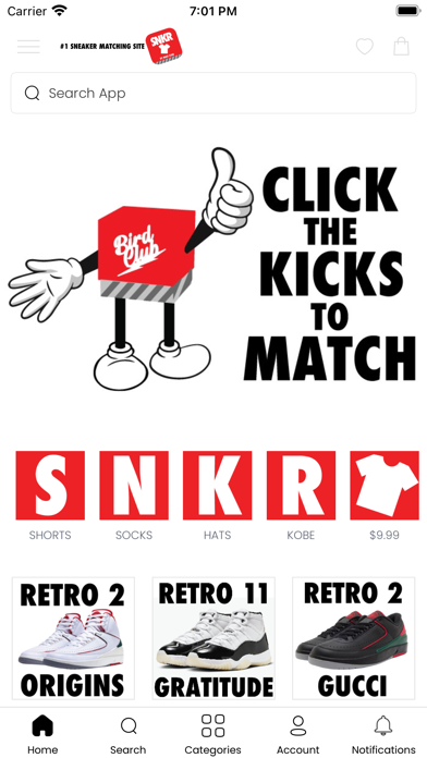 SNKR TEES Screenshot 2 - AppWisp.com