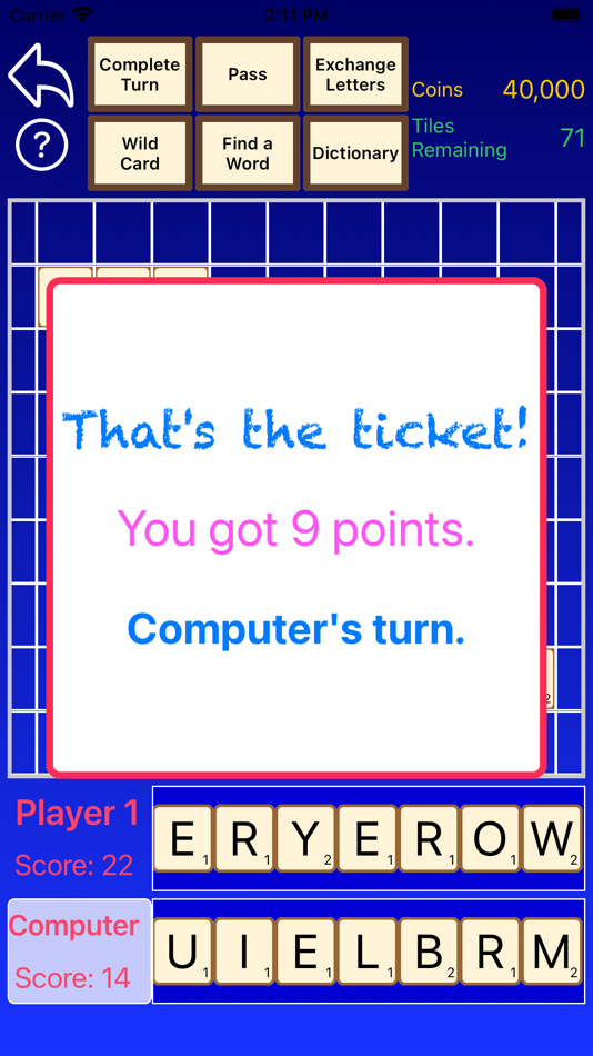 #4. Tile Slinger Word Tile Game (iOS) 来自: Blue Water Apps, LLC