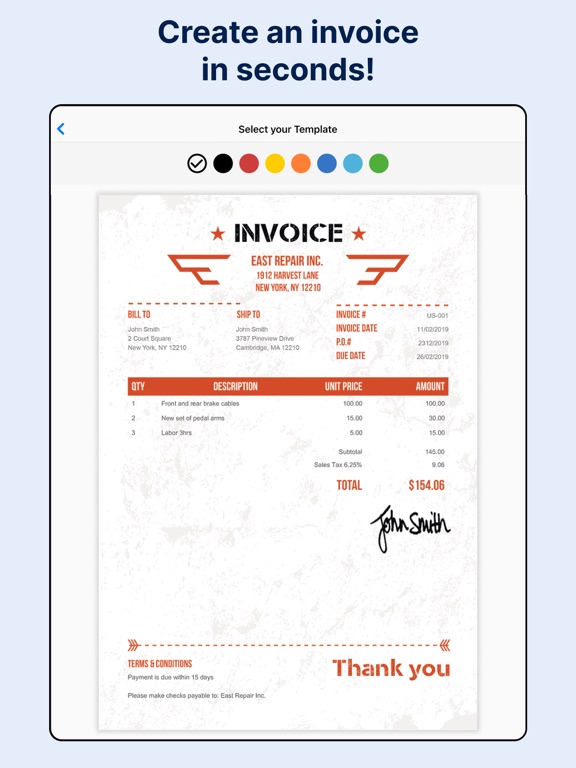 Invoice Maker & Billing Appのおすすめ画像1