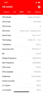 HB Info64 screenshot #4 for iPhone