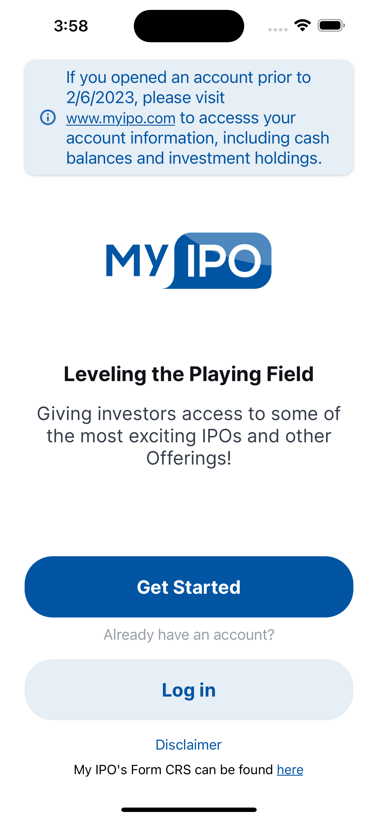 My IPO