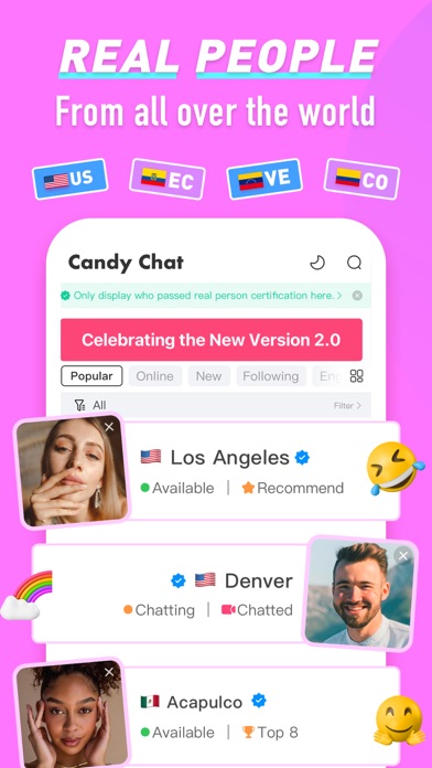 Candy Chat - Live video chatのおすすめ画像2