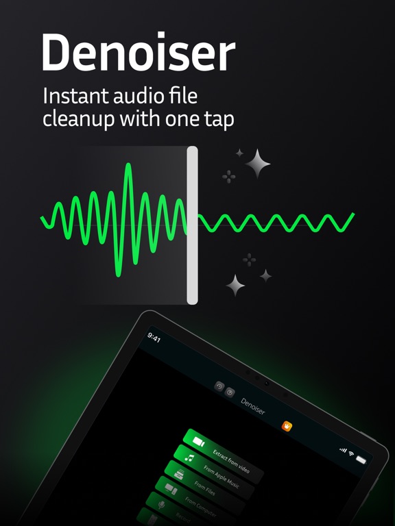 Audio Noise Reducer: Denoise