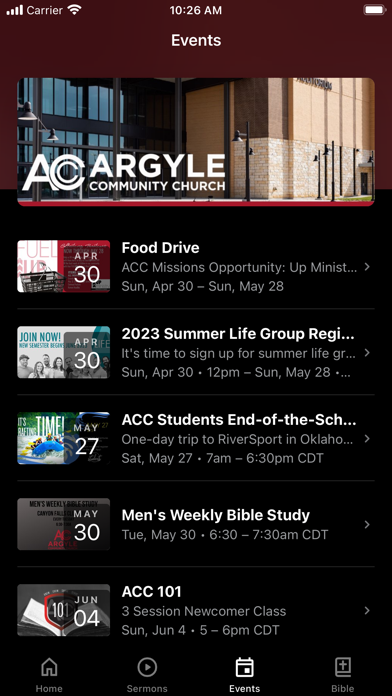 Argyle Community Church (TX) Screenshot