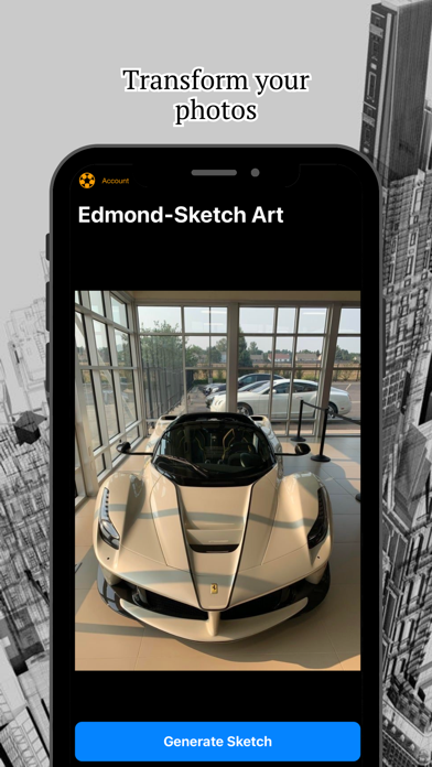 Edmond-CV Sketch Art Screenshot