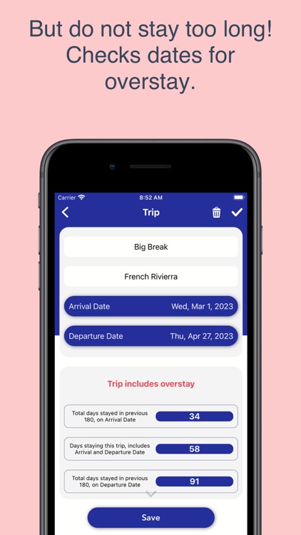 180 Days: Schengen Calculator screenshot-3