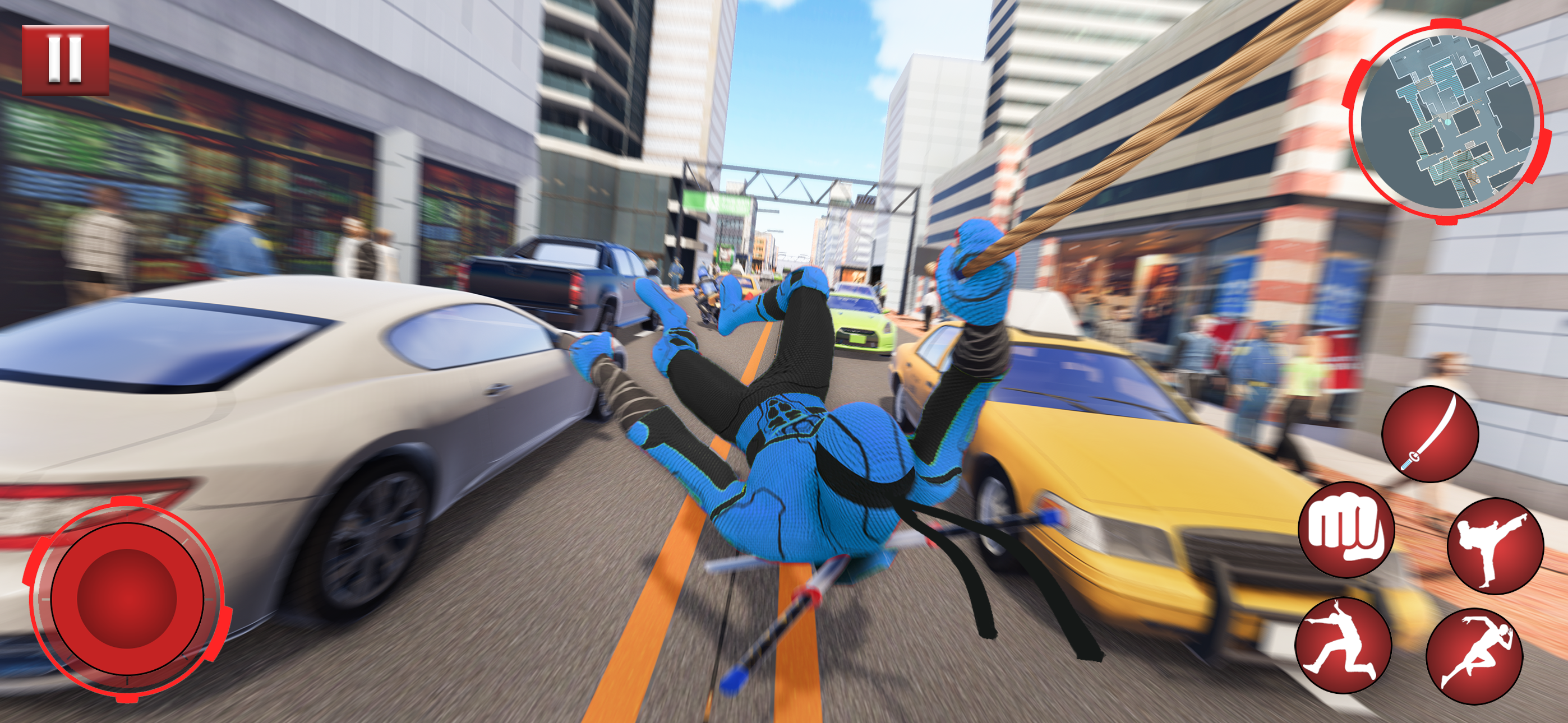 Spider Ninja Superhero Battle