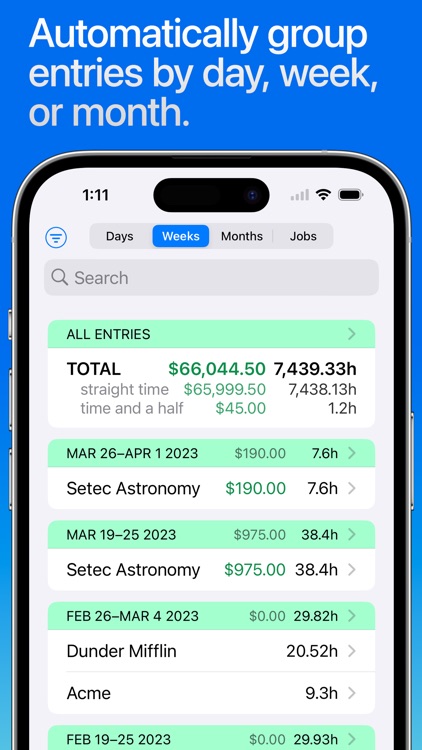 Hours Tracker: Time Tracking screenshot-6