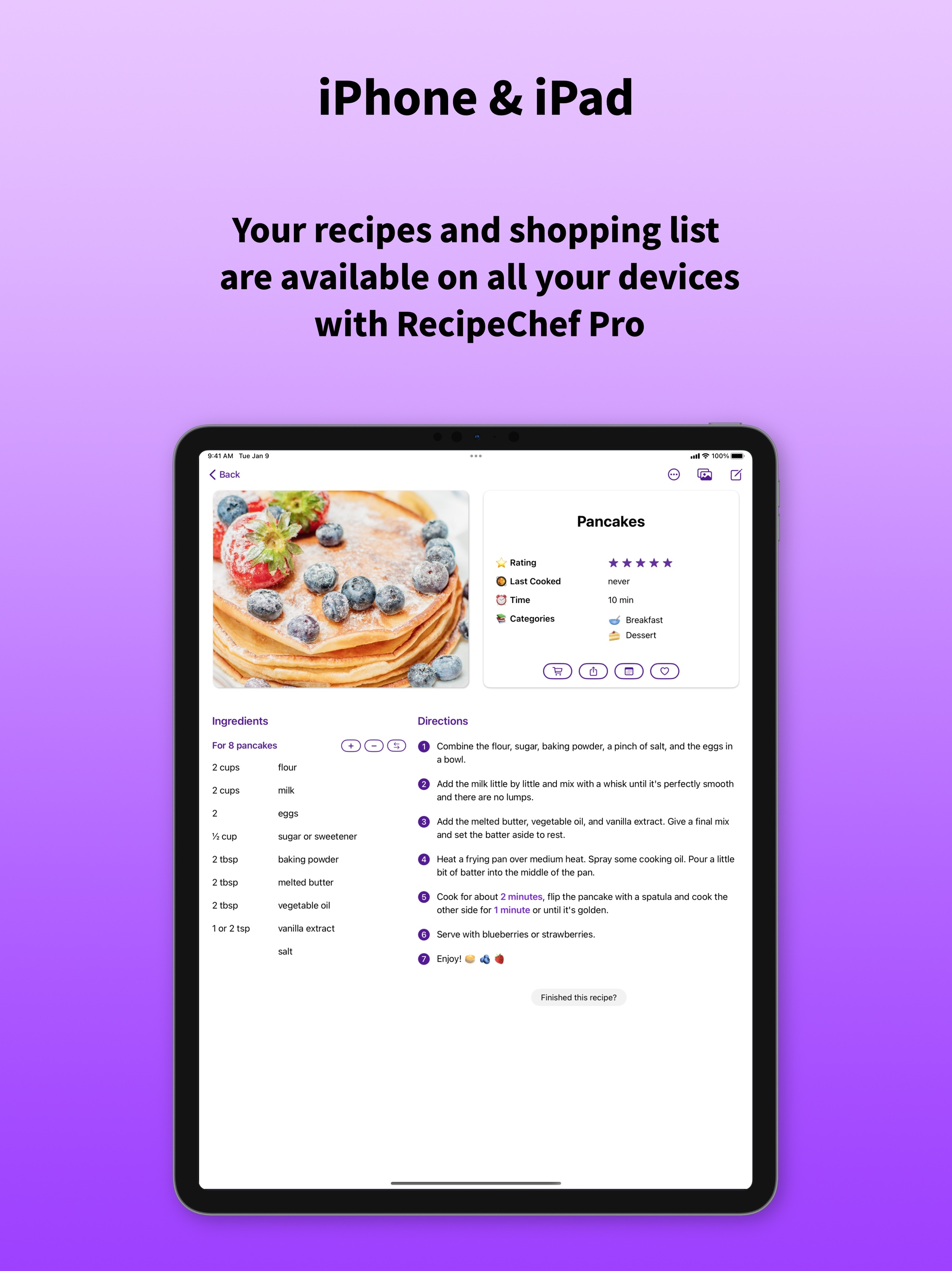 RecipeChef: Recipe Manager