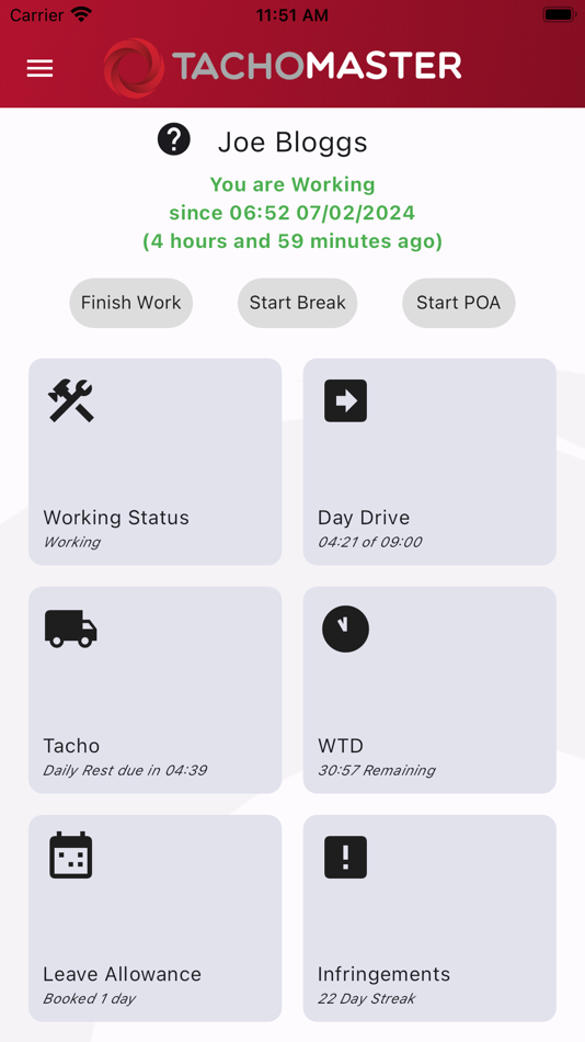 #1. Tachomaster Worker (iOS) Podle: Road Tech Computer Systems Ltd.