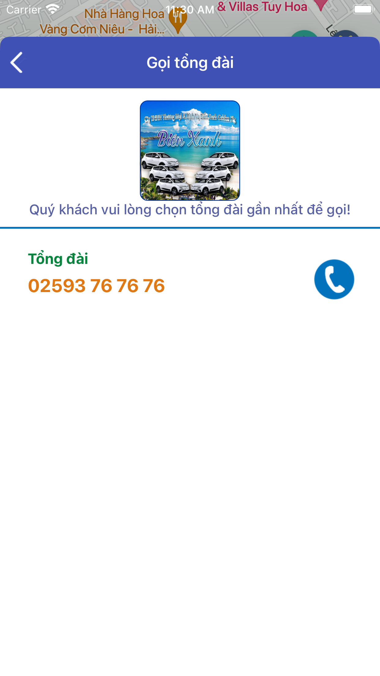 Taxi Điện Biển Xanh