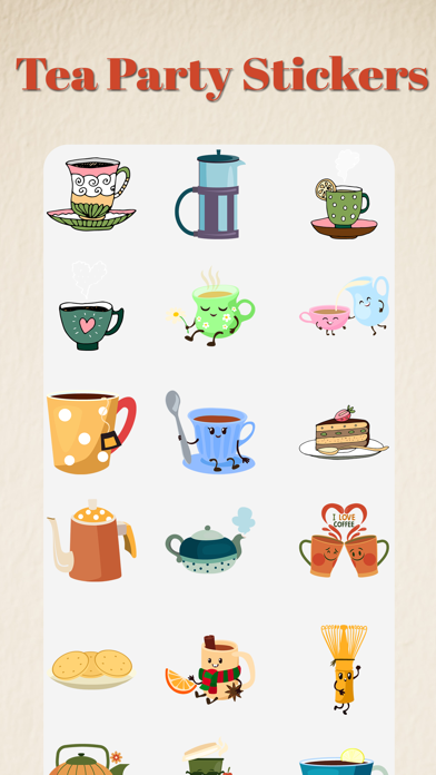 Tea Party Stickers Pack Screenshot