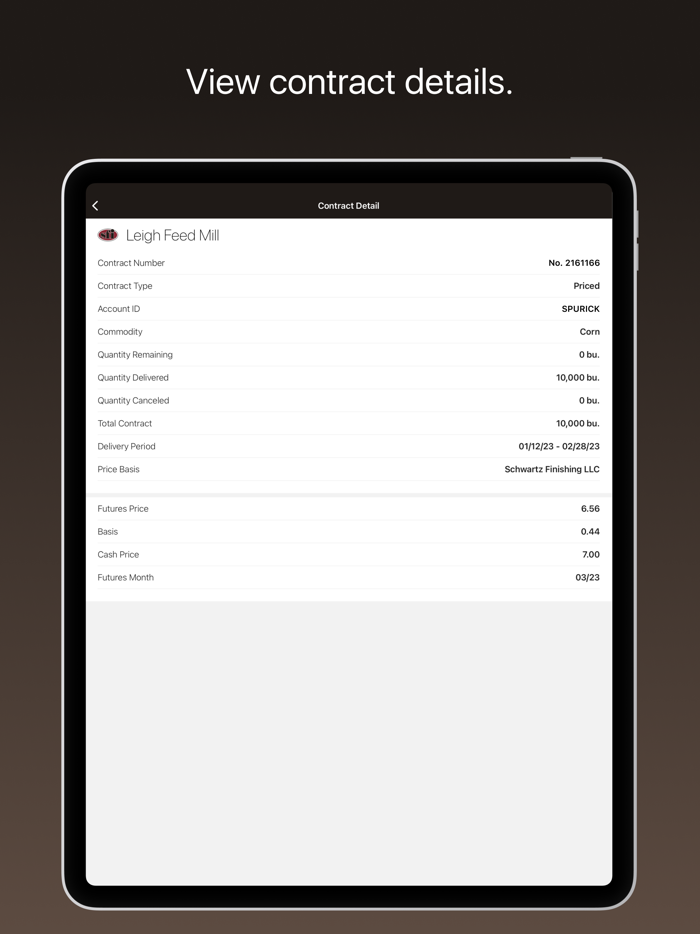 Schwartz Finishing Feedmill