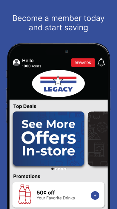 Legacy Rewards Screenshot