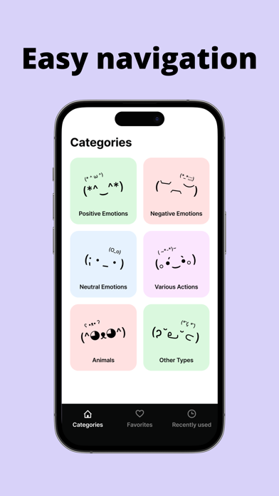 Mojik - japanese emoji/caomoji Screenshot