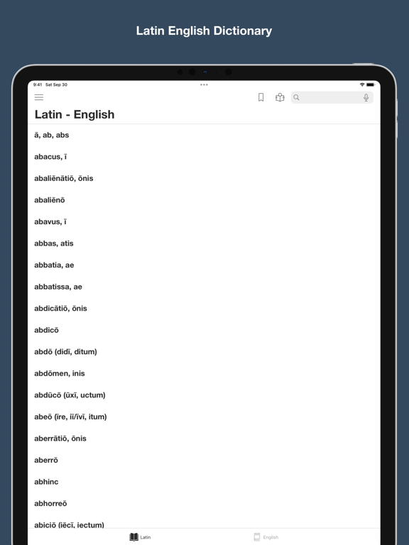 Screenshot #4 pour Latin-English-Latin Dictionary