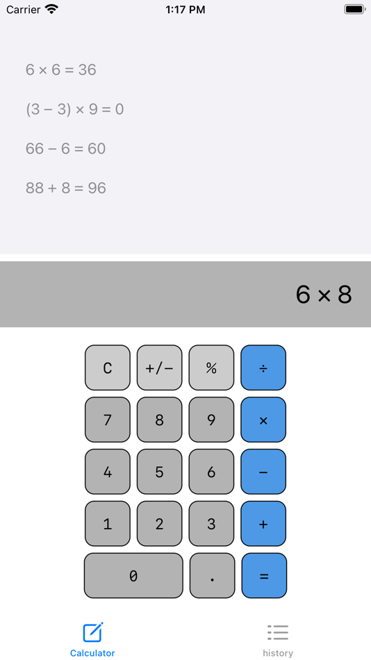 #1. kong calculator (iOS) 由: Changyul Seo