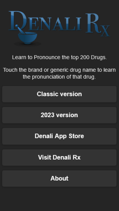 Top 200 Drug Pronunciations Screenshot
