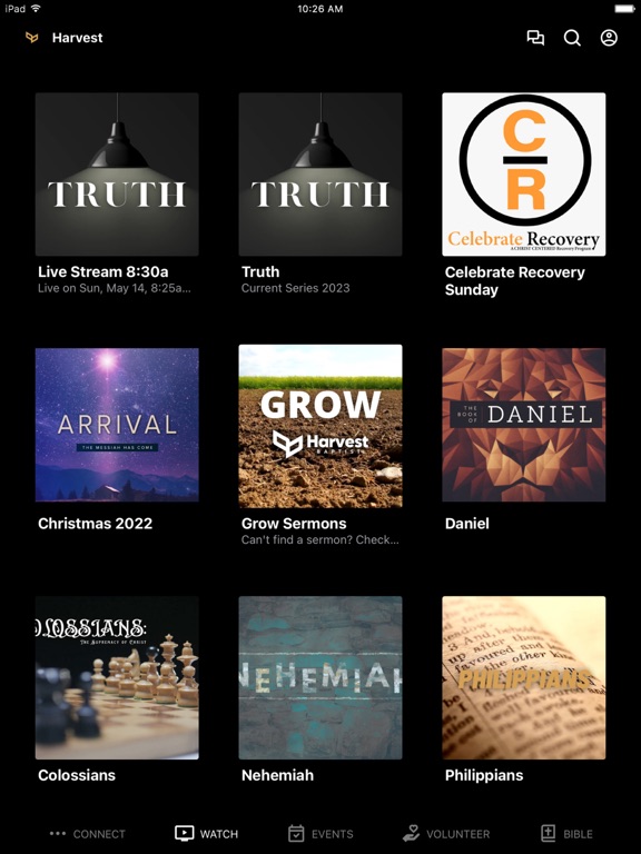 Harvest Baptist Church! iPad screenshot 2 - Education app