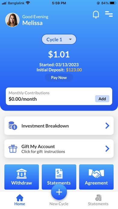 Start With Five - Invest App Screenshot