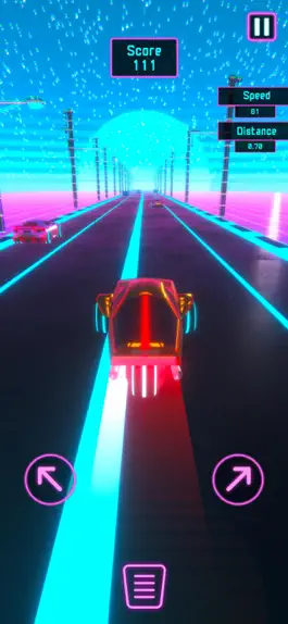 Game screenshot Neon Racer - Retro City apk