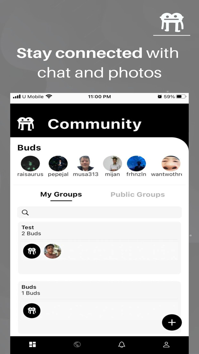 Buds - Groups Plans and Friends