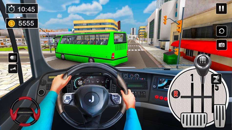 #5. Bus Driving and Bus Simulator (iOS) 来自: One Sider Games