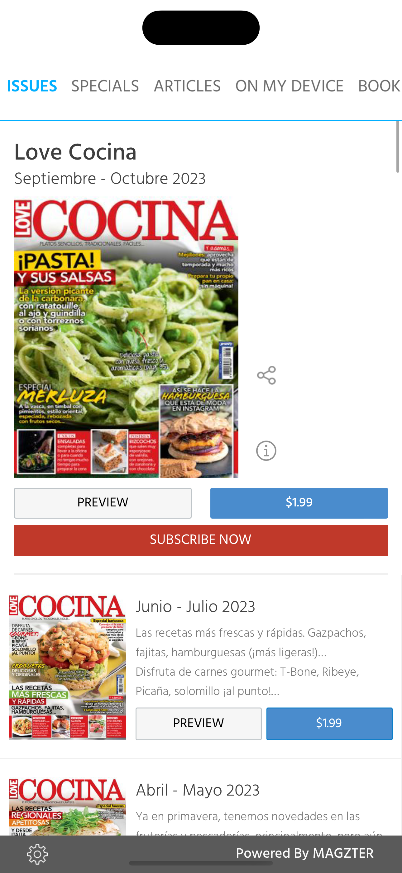 Love Cocina revista