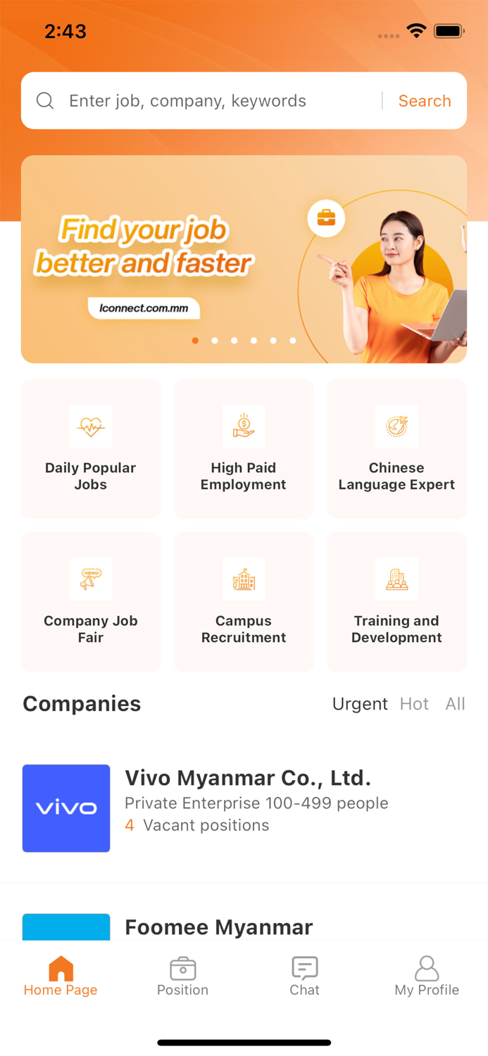 LConnect Job Myanmar