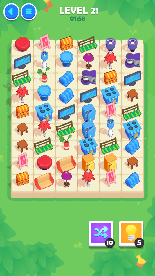 #3. Tile Onet 3D (iOS) 由: Phuong Ta