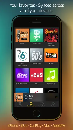 Captura de pantalla de Triode - Internet Radio en iPhone 2