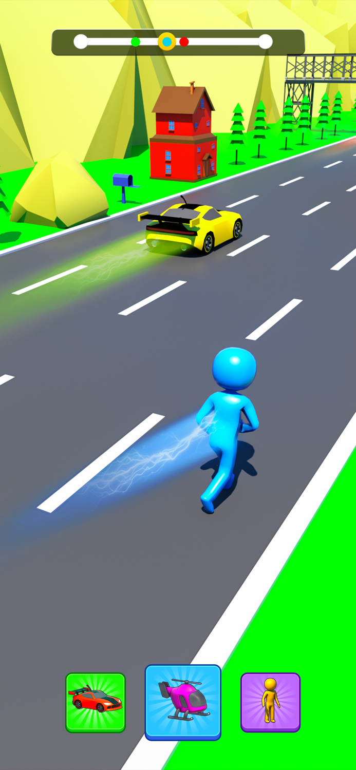 Shape Shifting Transform Race