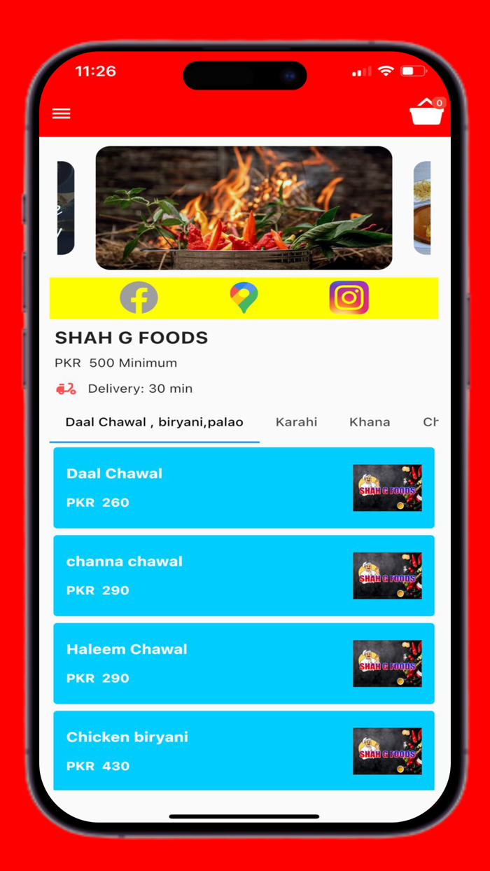 Shah G Foods F11-ISB