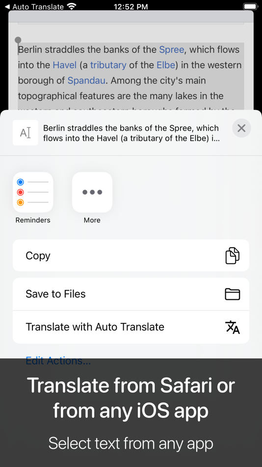 #3. Auto Translate for Safari (iOS) 由: Denk Alexandru