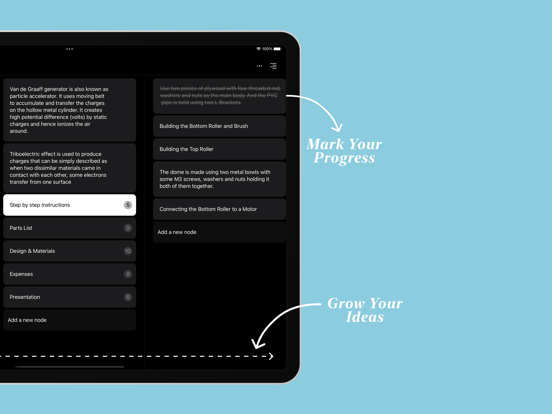Outliner: Scroll iPad screenshot 2 - Productivity app