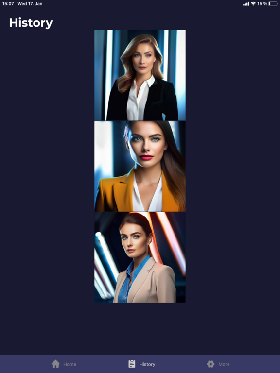 AI Avatar Photo iPad screenshot 4 - Entertainment app