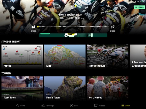 Tour de France by ŠKODA iPad app afbeelding 2