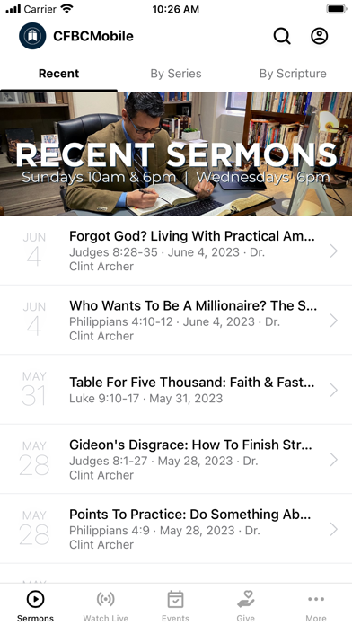 Christ Fellowship Baptist Screenshot