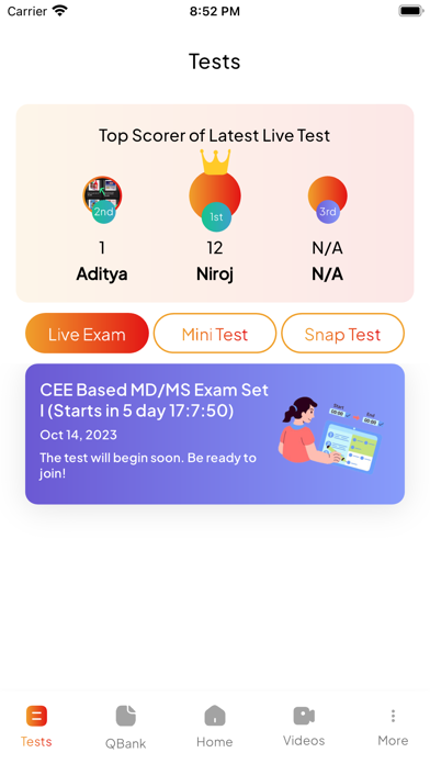 Live Guru - Medical Entrance Screenshot