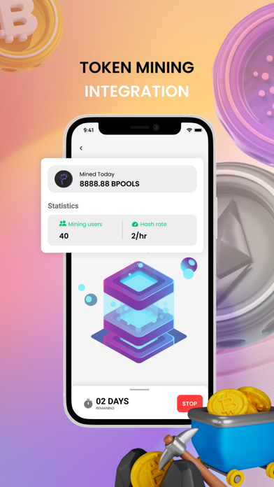 Pools Wallet Screenshot